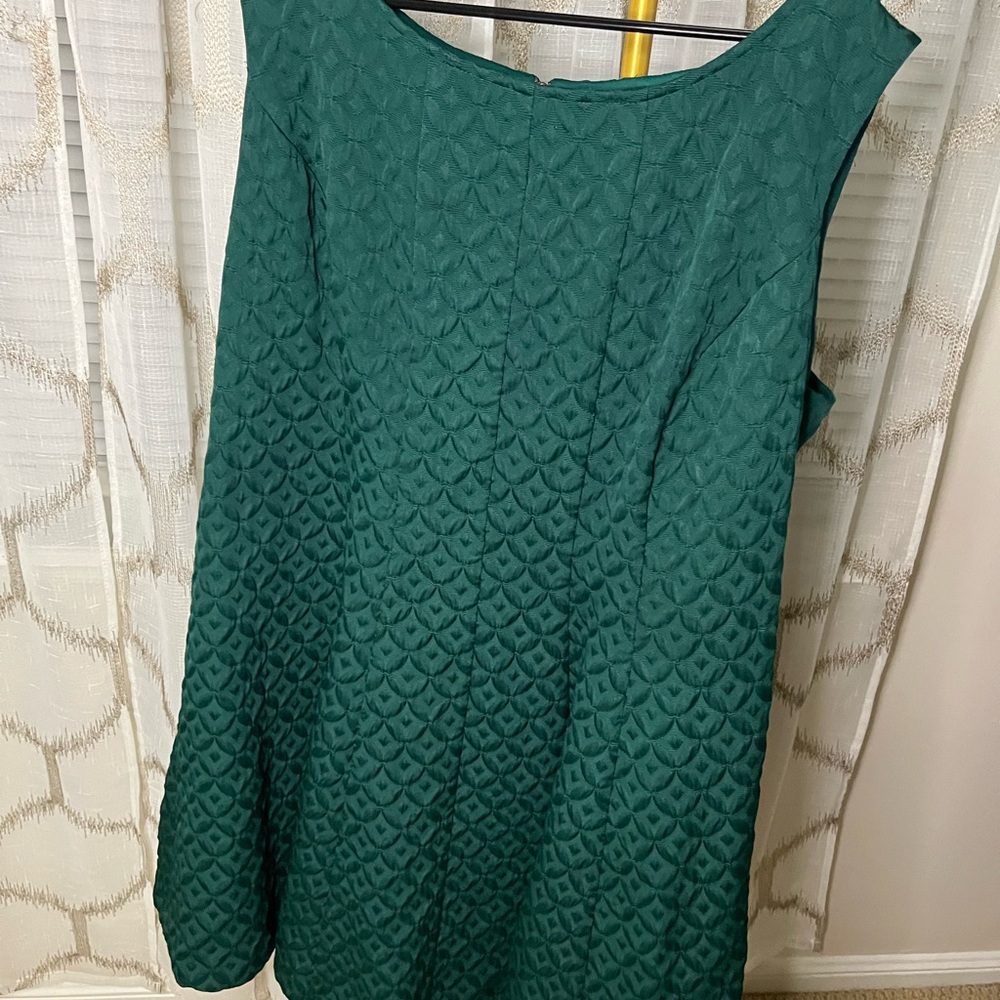 Julian Taylor Emerald Skater Dress